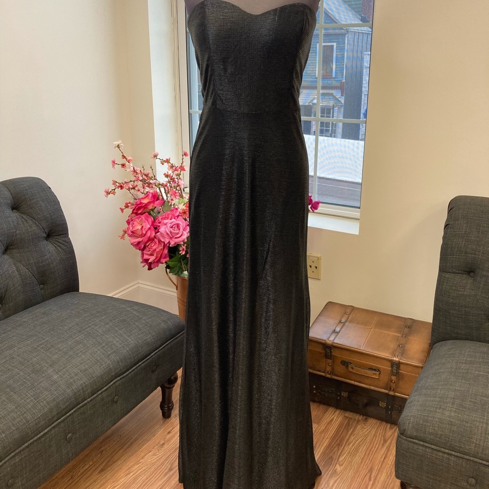 Hailey Paige black metallic dress
